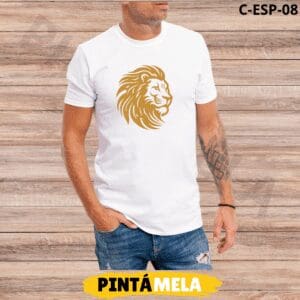 Camiseta Blanca  Adulto C/R- Hombre - León