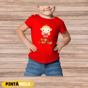 Camiseta Roja C/R- Niñ@ – Angelito