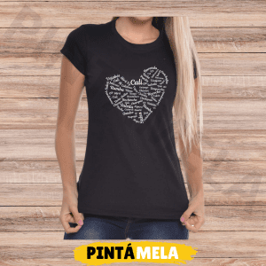 Camiseta C/R - Corazón Frases Caleñas
