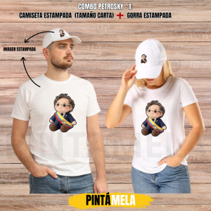 Combo 1: Camiseta + Gorra (P/trico) - Envío Gratis