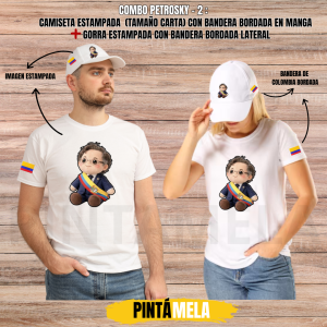 Combo 2: Camiseta + Gorra con Petrosky - Envío Gratis