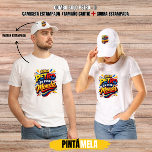 Combo 1: Camiseta + Gorra (SP) - Envío Gratis
